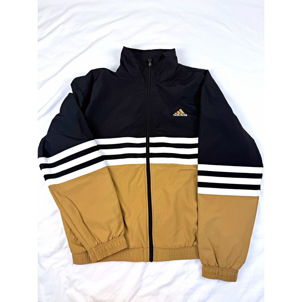 adidas Originals ARCH TT Men's Track Jacket M Black/Tan Full Zip